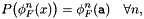 \[ P\bigl(\phi_F^n(x)\bigr) = \phi_F^n(\mathtt{a}) \quad \forall n\mathrm{,} \]